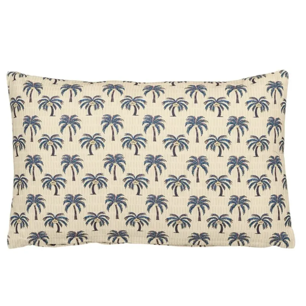 Fabrique de Styles Coussin en coton cassé 55x35cm - Palme* Coussins Et Housses