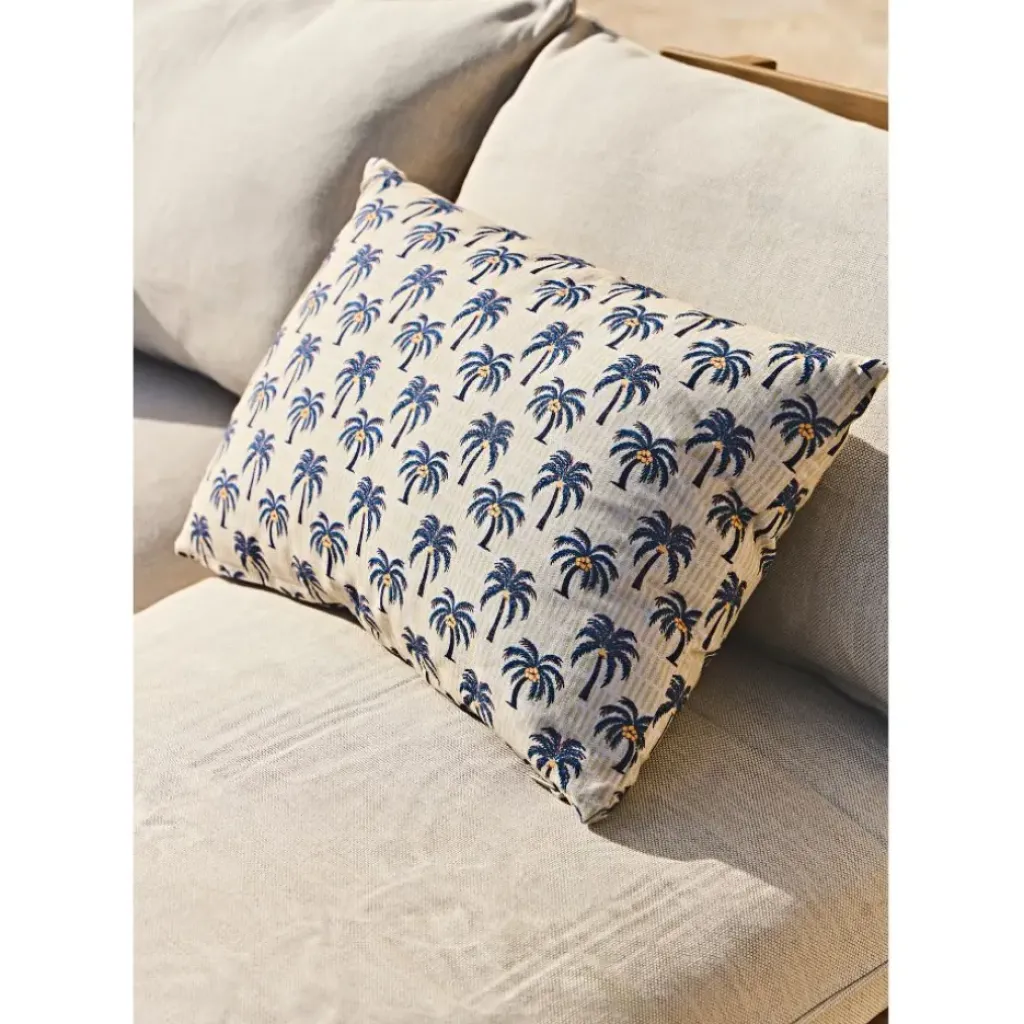 Fabrique de Styles Coussin en coton cassé 55x35cm - Palme* Coussins Et Housses