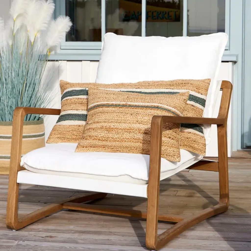 Fabrique de Styles Coussin en jute 80x38cm - Sumatra* Coussins Et Housses