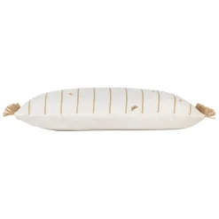 Fabrique de Styles Coussin en lin beige et blanc 30x50cm - Louise* Coussins Et Housses