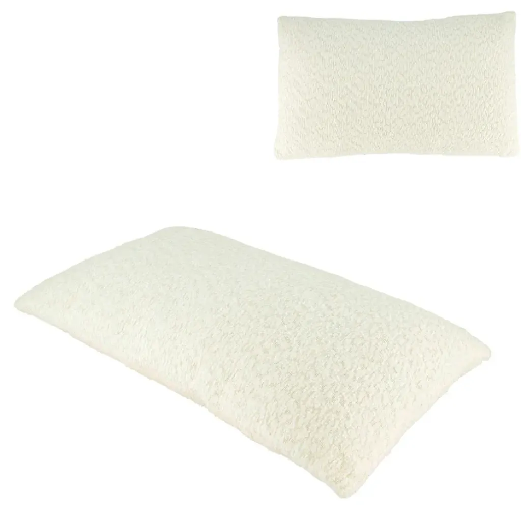 Fabrique de Styles Coussin en tissu bouclette cassé 50x30cm* Coussins Et Housses
