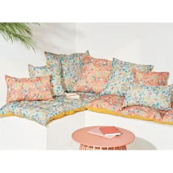 Fabrique de Styles Coussin extérieur en coton 50x30cm - Kerala*Enfant Textiles Outdoor|Jardin