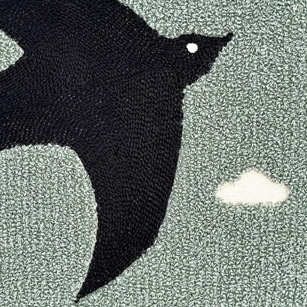 Fabrique de Styles Coussin oiseau en coton canard 40x40cm - Influence* Coussins Et Housses