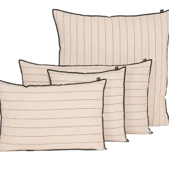 Fabrique de Styles Coussin rayé en lin et coton 40x60cm - Calvi II* Coussins Et Housses