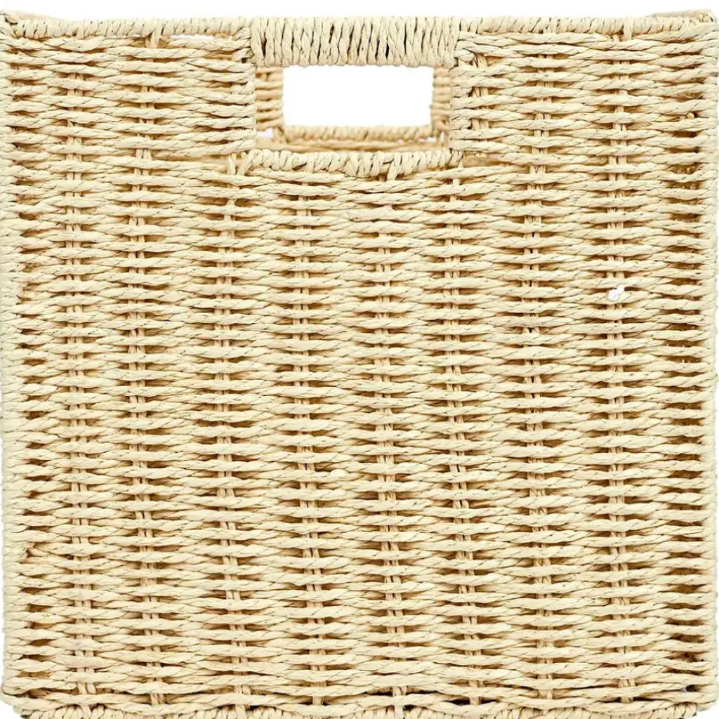 Fabrique de Styles Cube de rangement tresse pliable 30x30xh30cm* Petits Rangements