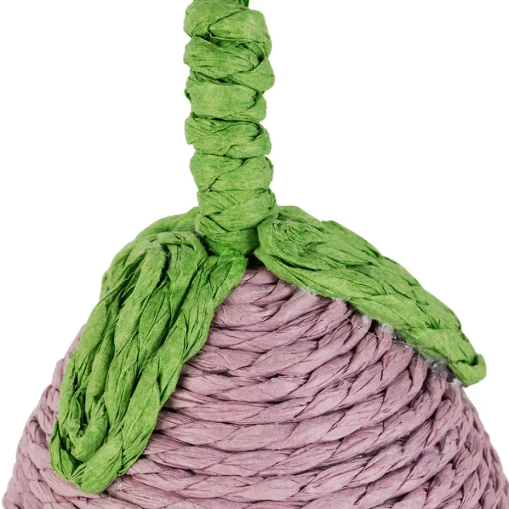 Fabrique de Styles Déco aubergine en corde mauve et vert - P'tit légume*Enfant Déco