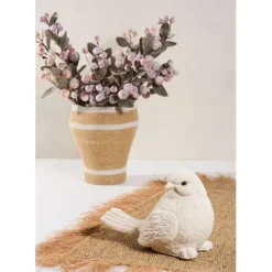 Fabrique de Styles Déco moineau en fibre écru* Petits Objets Déco