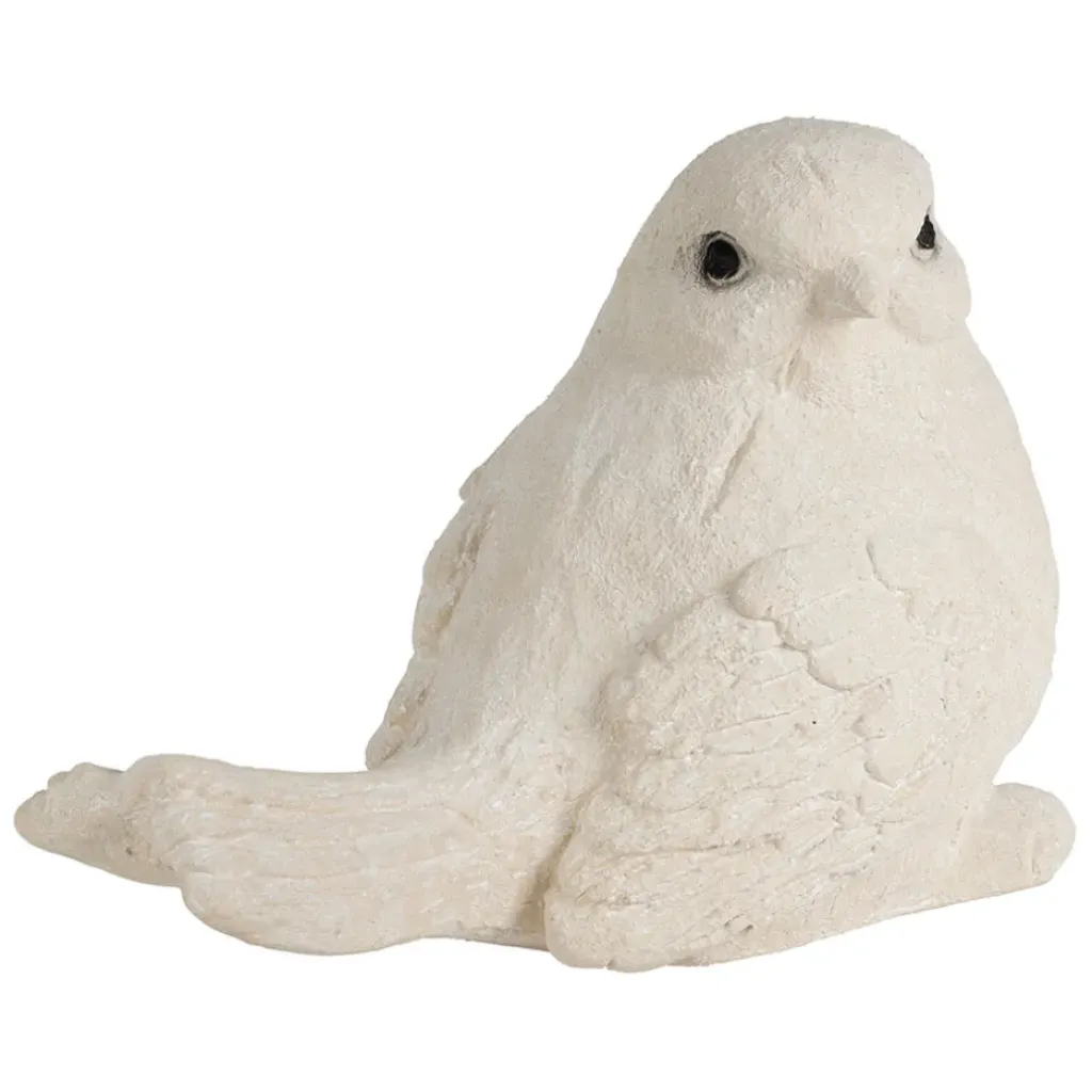 Fabrique de Styles Déco moineau en fibre écru* Petits Objets Déco