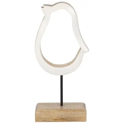 Fabrique de Styles Déco poussin en manguier et fer naturel et blanc - Floréal* Petits Objets Déco