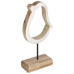 Fabrique de Styles Déco poussin en manguier et fer naturel et blanc - Floréal* Petits Objets Déco