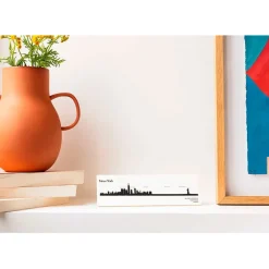 Fabrique de Styles Décoration murale ligne en acier NYC L50cm* Déco À Suspendre Et Adhésive