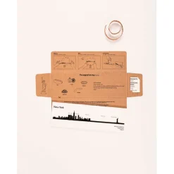 Fabrique de Styles Décoration murale ligne en acier NYC L50cm* Déco À Suspendre Et Adhésive