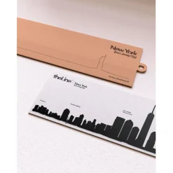 Fabrique de Styles Décoration murale ligne en acier NYC L50cm* Déco À Suspendre Et Adhésive