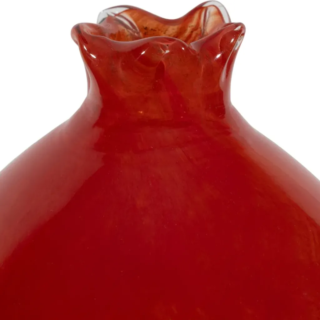 Fabrique de Styles Deco grenade en verre rouge et vert - Grenadier* Petits Objets Déco