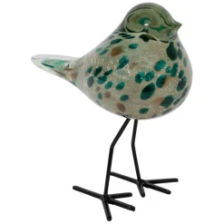 Fabrique de Styles Deco moineau emeraude et doré - Serin* Petits Objets Déco