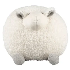 Fabrique de Styles Deco mouton shaggy creme 30x30xh30cm polyester*Enfant Doudous Et Peluches