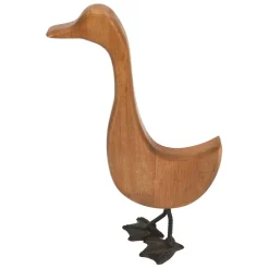 Fabrique de Styles Deco oie en bois naturel et noir - Campagne* Petits Objets Déco