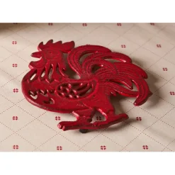 Fabrique de Styles Dessous de plat coq en fonte - Basse-Cour* Accessoires De Table