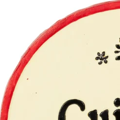 Fabrique de Styles Dessous de plat en fonte "Cuisine française" et rouge d25cm* Accessoires De Table