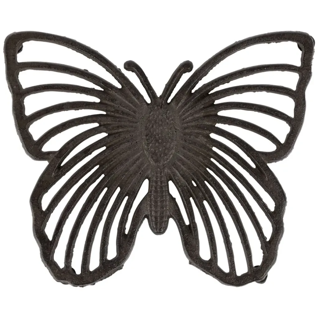 Fabrique de Styles Dessous de plat en fonte 19.5x16cm - Papillon* Accessoires De Table