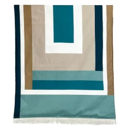 Fabrique de Styles Drap de plage en coton jade 90x170cm - Kikoy* Draps De Plage Et Foutas