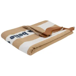 Fabrique de Styles Drap de plage en coton rayé et blanc 170x85cm - Medi* Draps De Plage Et Foutas