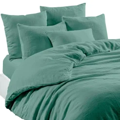 Fabrique de Styles Drap housse en lin et coton 140x200cm - Limy* Draps Housses