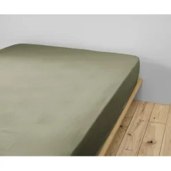 Fabrique de Styles Drap housse en gaze de coton 160x200cm - Gaia* Draps Housses