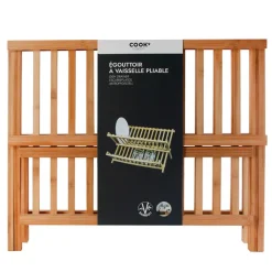 Fabrique de Styles Egouttoir à vaisselle en bambou* Petits Rangements