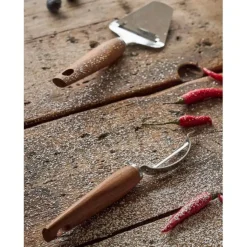 Fabrique de Styles Epluche-légumes en inox et bois - Ablis* Ustensibles De Cuisine