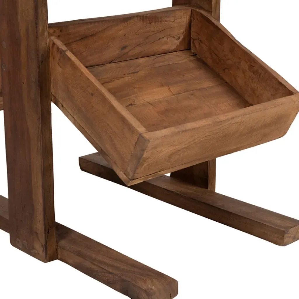 Fabrique de Styles Etagère 3 plateaux en bois recyclés naturel H100cm - Campagne* Ilots Et Dessertes