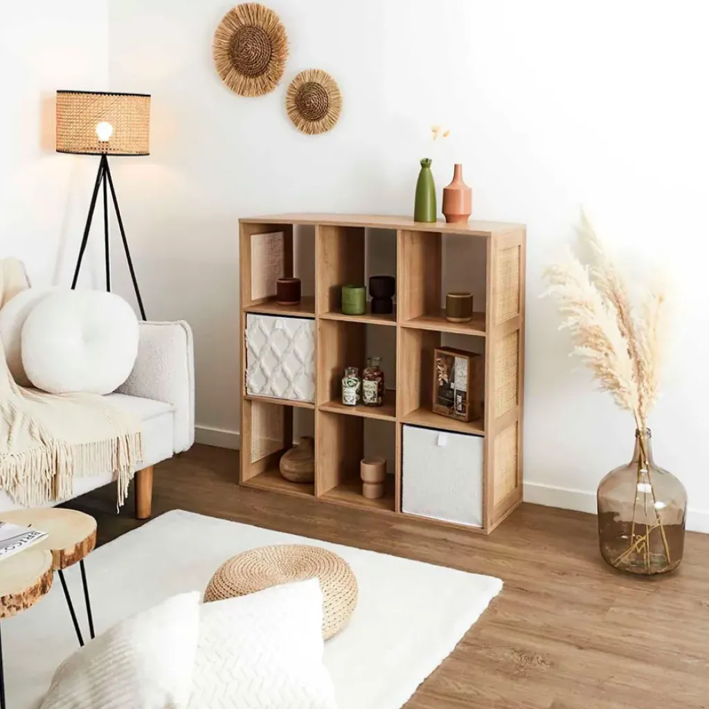 Fabrique de Styles Etagère module 9 cases 99x99.6cm - Baia* Bibliothèques Et Étagères