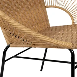 Fabrique de Styles Fauteuil de jardin rond effet cannage naturel - Malaya*Enfant Chaises, Fauteuils|Jardin