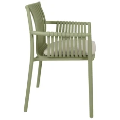 Fabrique de Styles Fauteuil d'extérieur avec coussin en tissu - Lumi*Enfant Chaises, Fauteuils|Jardin