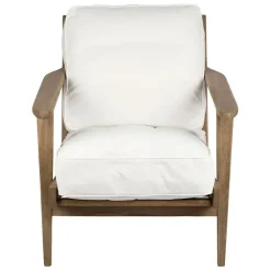 Fabrique de Styles Fauteuil en coton et chêne - Laureli* Fauteuils