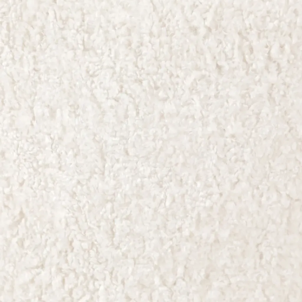 Fabrique de Styles Fauteuil tissu effet mohair écru - Vesna* Fauteuils