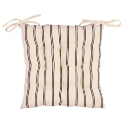 Fabrique de Styles Galette de chaise carré en coton 40x40cm - Campagne* Galettes De Chaise