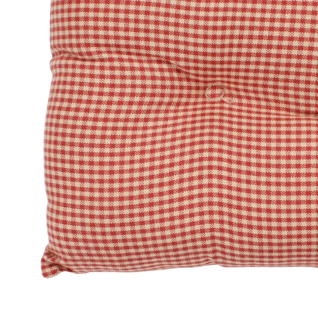 Fabrique de Styles Galette de chaise carrée en coton* Galettes De Chaise