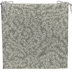 Fabrique de Styles Galette de chaise extérieure en coton 40x40cm - Cueillette*Enfant Textiles Outdoor|Jardin