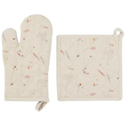 Fabrique de Styles Gant et manique en coton beige - Lucile* Torchons, Tabliers Et Maniques