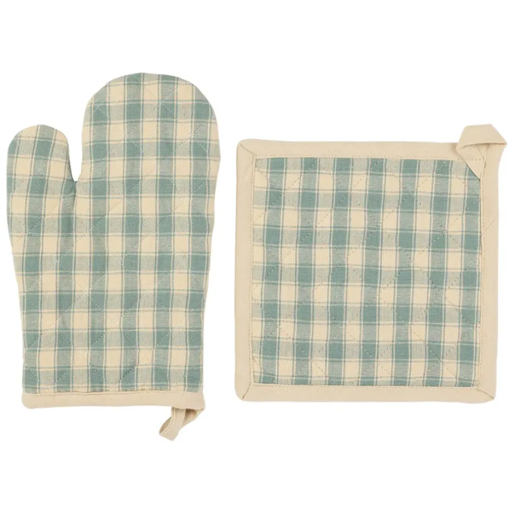 Fabrique de Styles Gant et manique en coton vichy - Campagne* Torchons, Tabliers Et Maniques