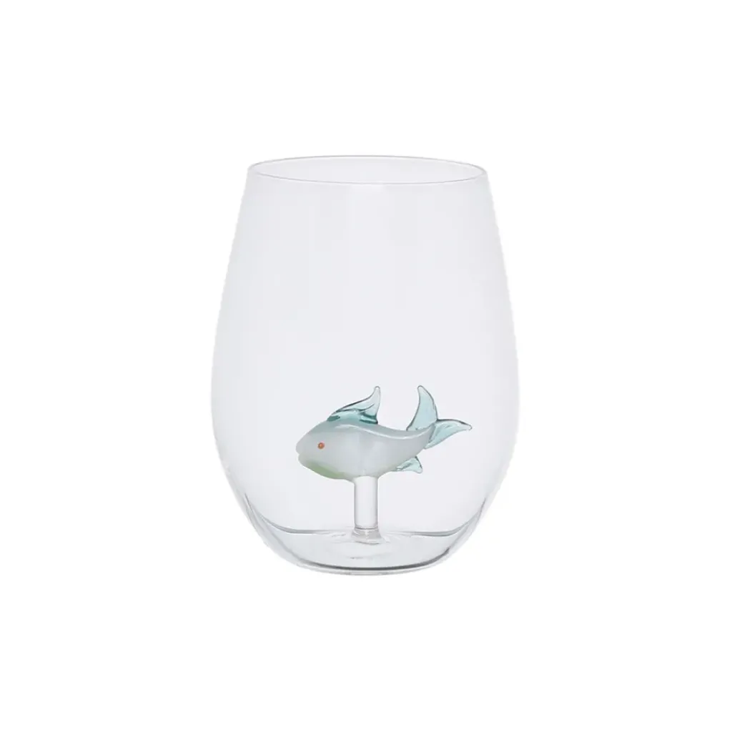 Fabrique de Styles Gobelet poisson en verre borosilicate 50cl - Océan* Verres À Eau Et Gobelets