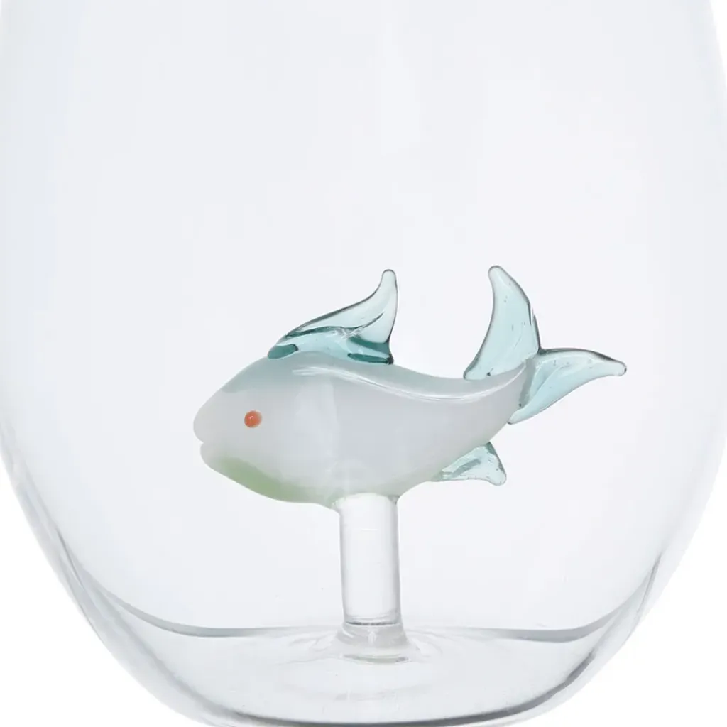 Fabrique de Styles Gobelet poisson en verre borosilicate 50cl - Océan* Verres À Eau Et Gobelets