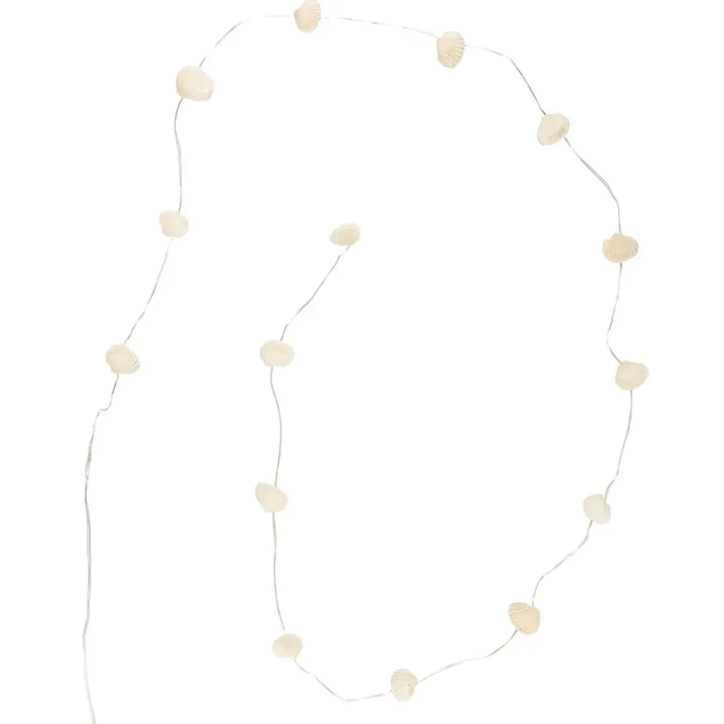 Fabrique de Styles Guirlande avec led coquillage l130cm* Déco Lumineuse