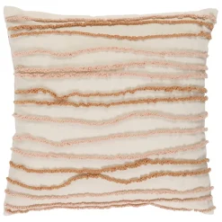 Fabrique de Styles Housse de coussin brodée terre boheme creme et 45x45cm en coton* Coussins Et Housses