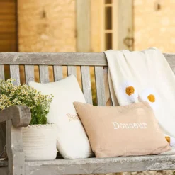 Fabrique de Styles Housse de coussin douceur en gaze de coton 50x35cm* Coussins Et Housses