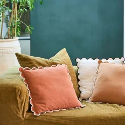 Fabrique de Styles Housse de coussin en coton écru 45x45cm - Nomadea* Coussins Et Housses