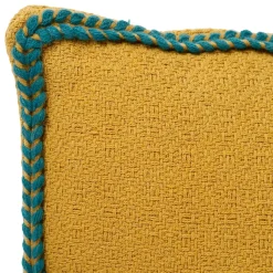 Fabrique de Styles Housse de coussin en coton et emeraude 50x30cm - Seguia* Coussins Et Housses