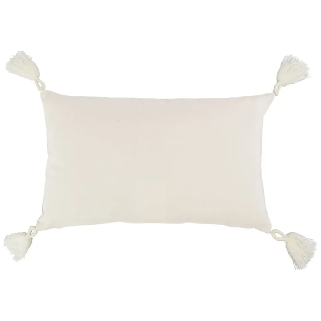 Fabrique de Styles Housse de coussin en coton brodée 50x30cm - Patchuca* Coussins Et Housses