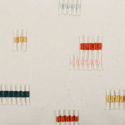 Fabrique de Styles Housse de coussin en coton brodée 50x30cm - Patchuca* Coussins Et Housses